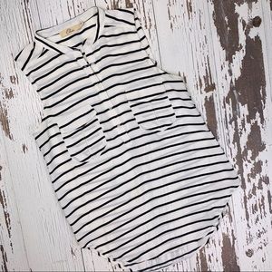 Sheer Striped Blouse